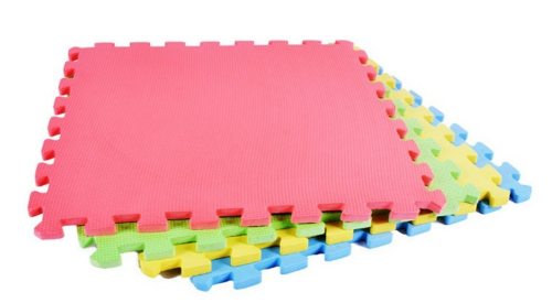 Fitness room floor mats rubber