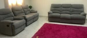 Recliner sofa set 3+2+1
