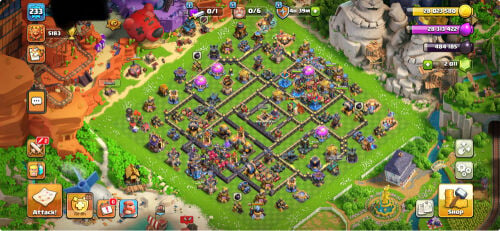 clash of clans account 