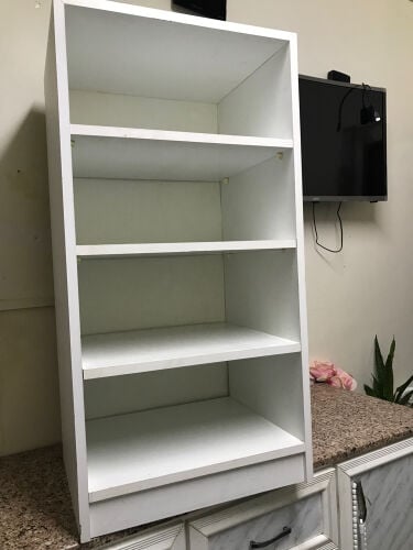 wooden shelf