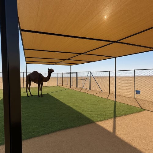 للابل  مظلات او طبيلة 
