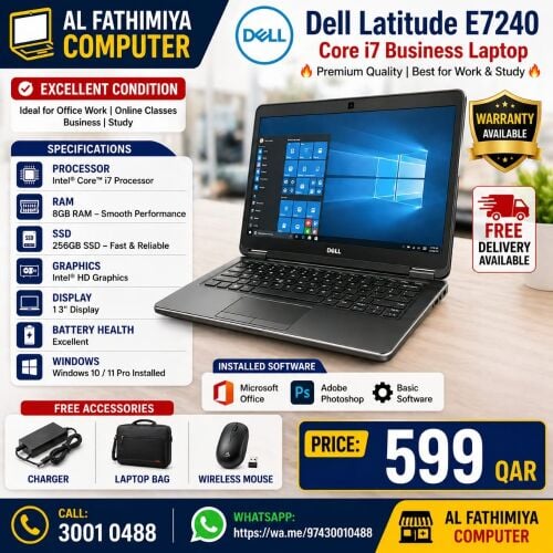 Dell Latitude E7240 Core i7 Laptop