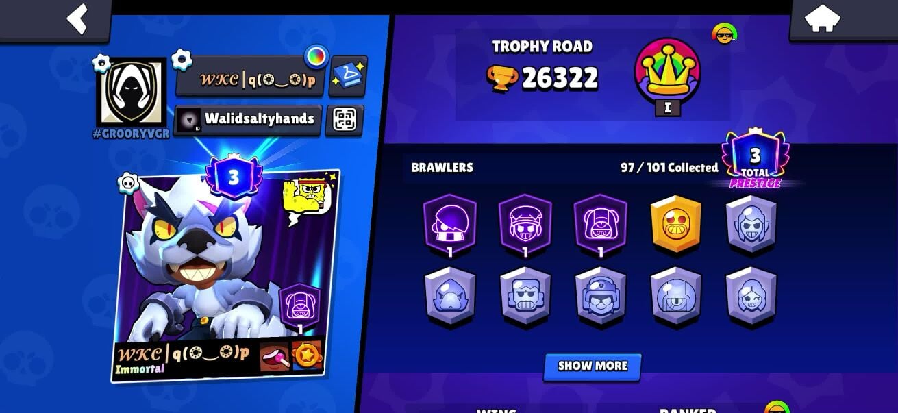 brawl stars account