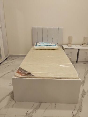 Single Bed and mattress.