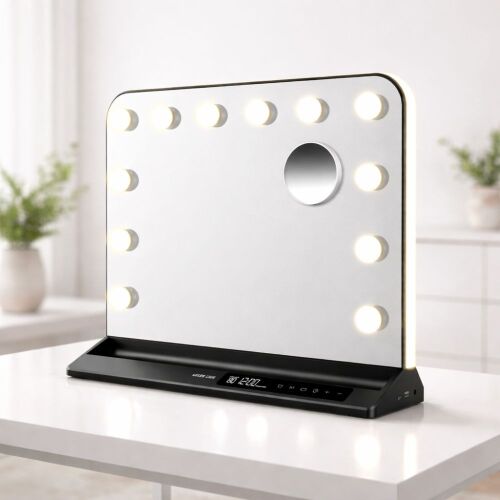 Green Lion Vanity Mirror - Black