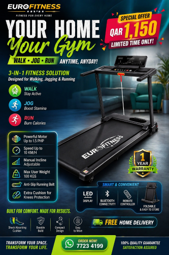 Treadmill-EuroFitness 3006 Model