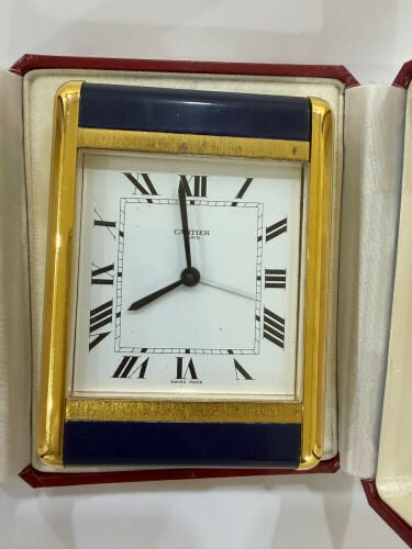 Cartier desk clock
