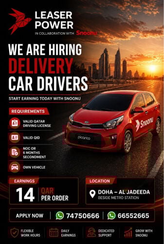 We Are Hiring Delivery Car Drivers 