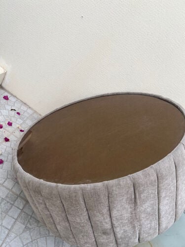 طاولة غرفة معيشه دائريه 