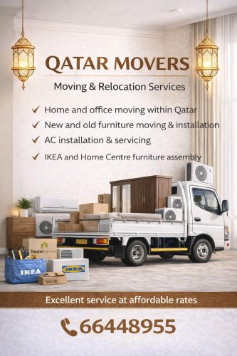 moving & shifting service in Qatar