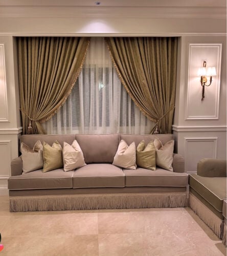 تفصيل وتنجيد كنب وستائر وجلسة