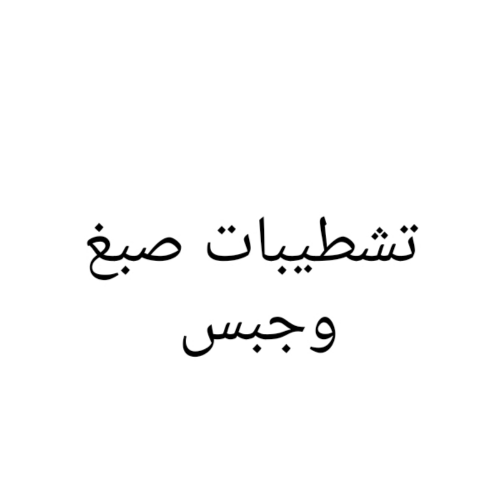تشطيبات الصبغ والجبس