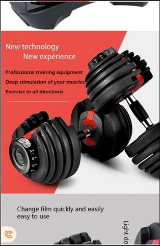 Adjustable Smart Dumbbells 48 kg