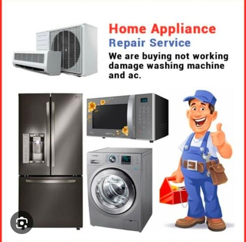 Refrigerator repair. Washing machin