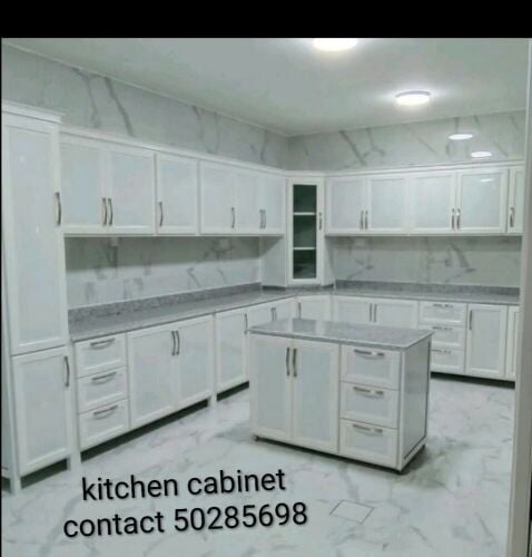 kitchen cabinet  & Glass Works.
