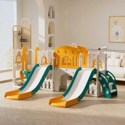 Play house with slide