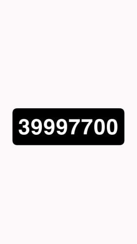  number for sale 