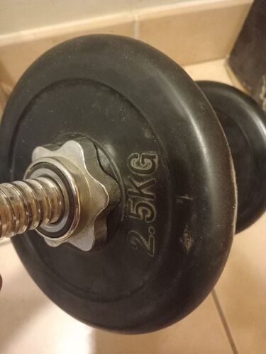 Dumble with Rubber weights