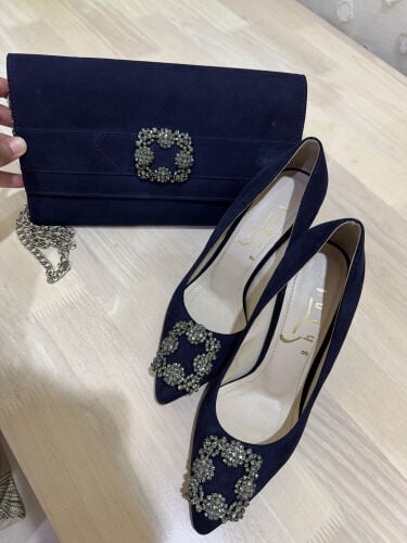 Women's bag and shoe set, size 37.5