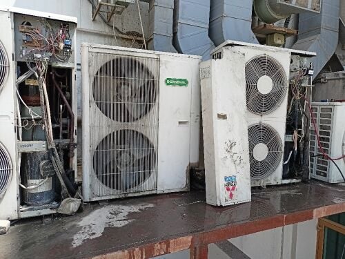 Cleaning all air conditioners and m