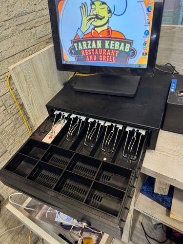 PSO system with cash drawer