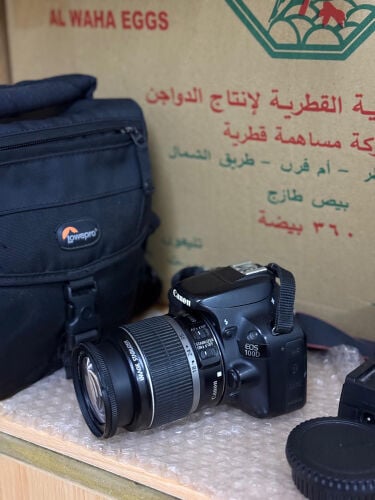 canon 100d with lense