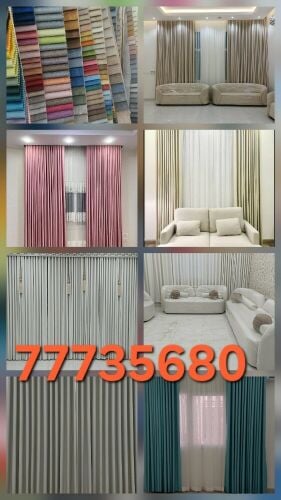 تفصيل و تنجيد كنب و ستائر