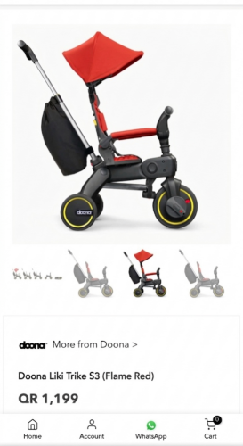 DOONA folding trike "Scooter"