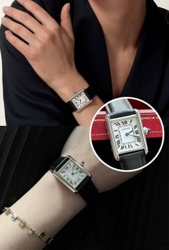 ساعه يد حريمي كارتير تانك موست