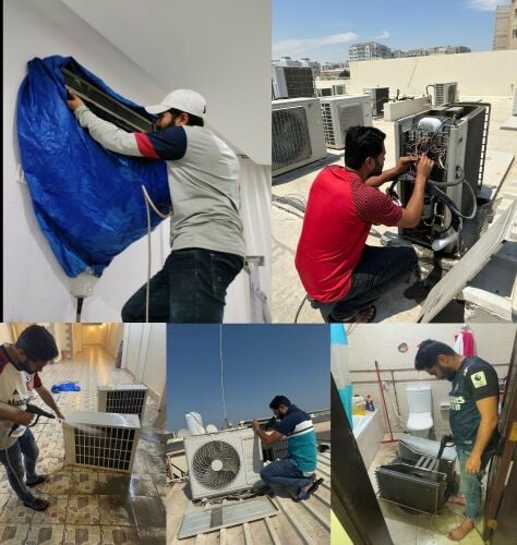 صيانة وخدمات لجميع أنواع المكيفات