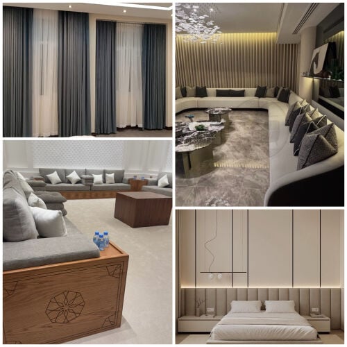 New Sofa, Curtain, Tv Decoration 