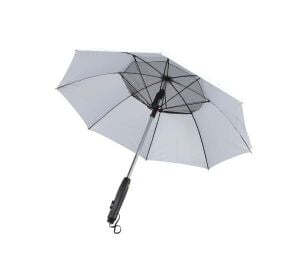 مظلة 3 في 1 مع مروحة ورذاذ ماء