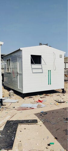 Cabin toilet kitchen