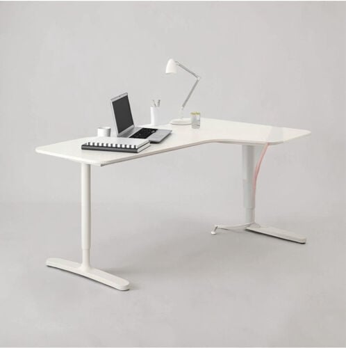 IKEA corner office white 