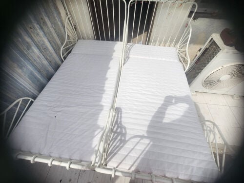 2 baby bed with mattress 