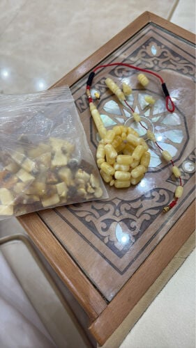 مسباح كهرمان حجر واحد