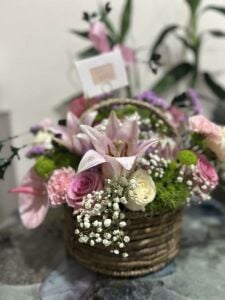 Fresh & Beautiful Flower Basket