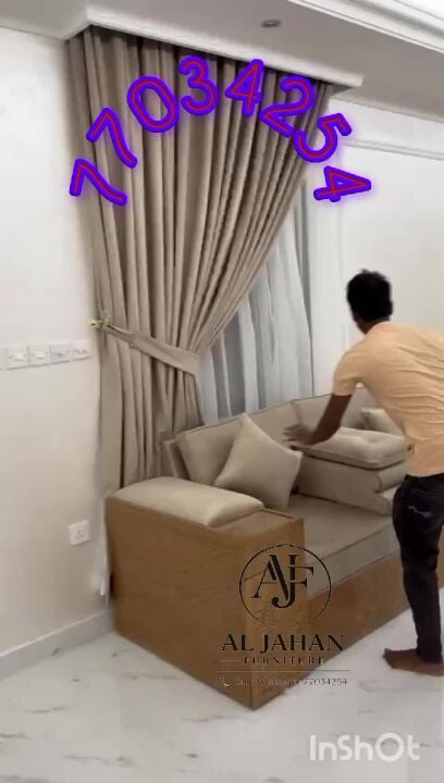 تفصيل وتنجيد كنب وستائر