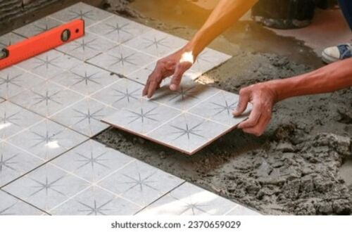 أعمال تركيب البلاط وأعمال تركيب ا