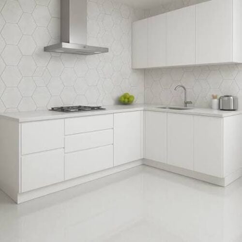 Aluminium kitchen cabinet work