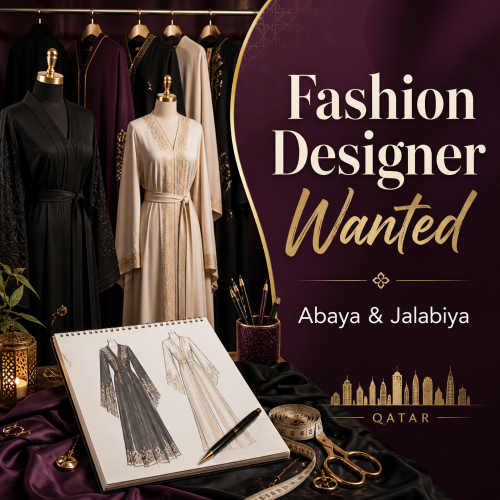 Fashion Designer – Abaya & Jalabiya