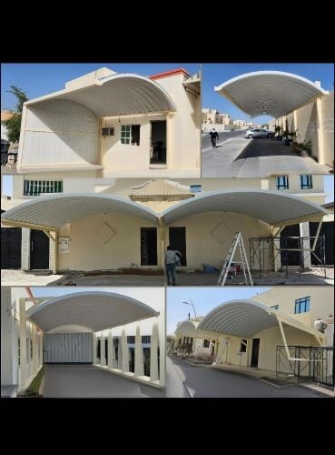 مظلات سيارات أنيقة بالكامل