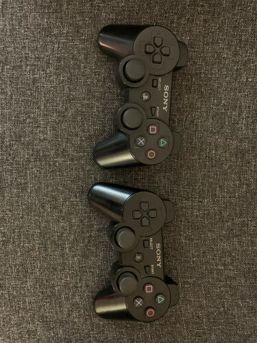 PS3 with 3 controllers good cond