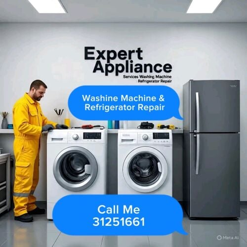 تصليح الثلاجات.  تصليح غسالات