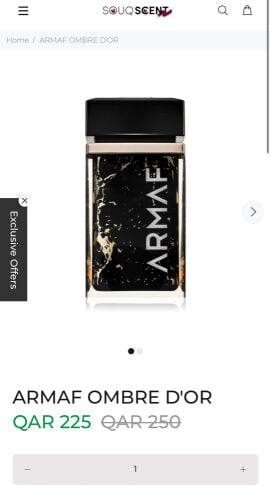 Armaf Ombre D’or for sale