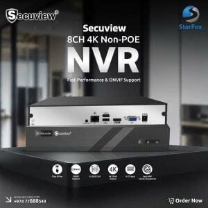 Secuview 8CH 4K NVR (Non-PoE)