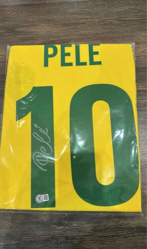 Pele Autographed Shirt Authentic 