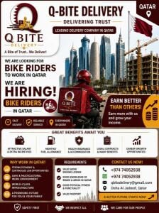 Hiring Bike Riders in Qatar