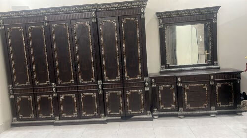 cupboard and dressing table 