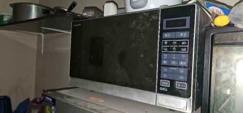 Washing machine, Microwave Oven,bed